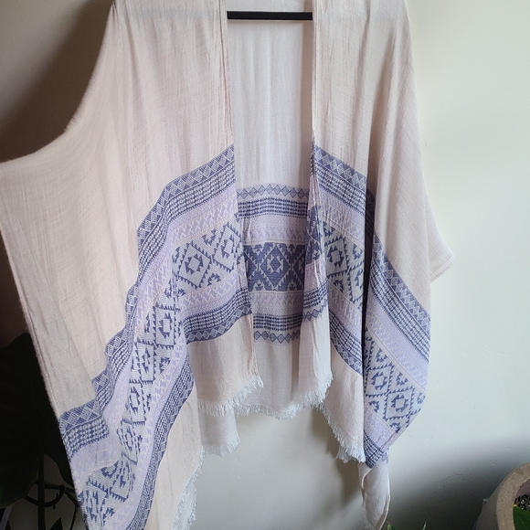 NWOT Anthro Geometric Kimono - Picture 7 of 9